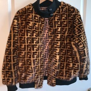 fendi fur bomber jacket